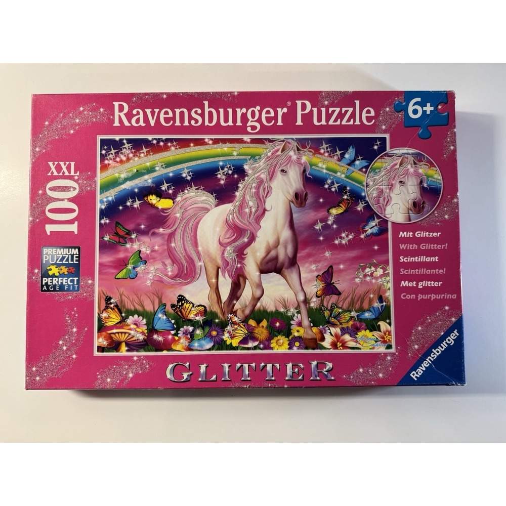 Ravensburger Glitter Horse Puzzle 100 XXL Pieces #139279 Ages 6+